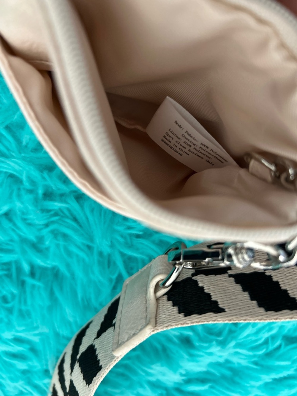 Save the Girls Clip & Go Crossbody Strap and Cream Coin Pouch - Picture 7 of 17